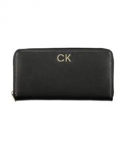 Элегантный дизайнерский кошелек с множеством отделений. Calvin Klein, черный