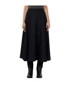 Юбка из шерстяной фланели Betulla Max Mara Studio, синий