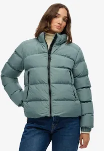 Зимняя спортивная куртка-пуховик без капюшона Superdry & Co, Goblin Blue