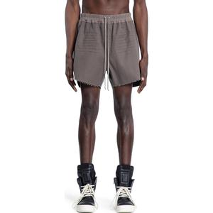 Шорты со шнурком RICK OWENS, серый