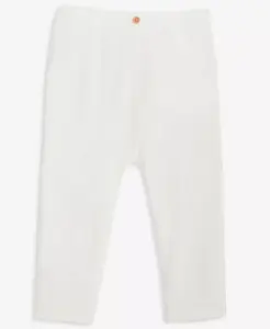 Детские штанишки из велюрового ребристого трикотажа First Impressions, белый