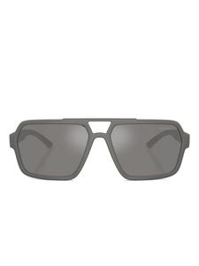 Prada Linea Rossa square-frame солнцезащитные очки, серый