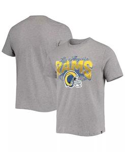 Мужская серая футболка '47 Los Angeles Rams Super Rival Team '47 Brand
