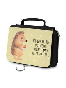 Mr. & Mrs. Panda Косметичка в форме ежика, кусочка торта с надписью, пастельно-желтого цвета