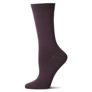 Женские носки Flat-Knit Crew Memoi, Eggplant