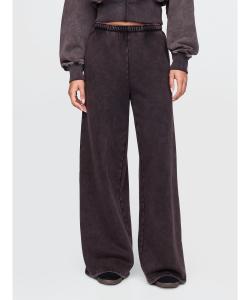 (W) Винтажные мягкие широкие спортивные штаны свободного кроя