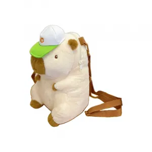 Капибара, плюшевая кукла с двумя плечевыми ремнями из кожи каймана, высота 30 см Gollum, желтый