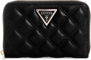 Кошелек GUESS Giully Quilted Medium, Black Floral Print