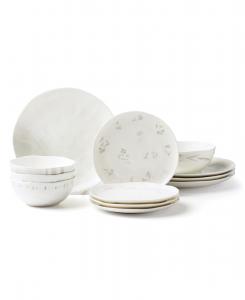 Набор посуды Oyster Bay из 12 предметов, на 4 персоны Lenox, белый