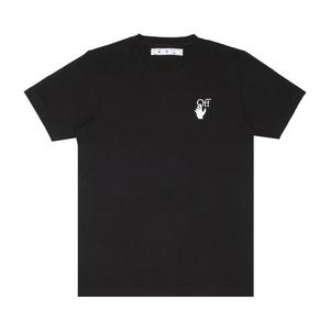 Узкая футболка с короткими рукавами Off-White Convention, цвет Черный/Белый