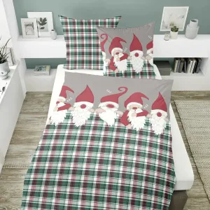 Комплект постельного белья Dream Sleep Fine Flannel Gnome 155x220 см + 80x80 см Traumschlaf