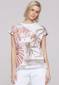 Футболка с принтом ÄRMELLOSES MIT ARTWORK Soccx, белый