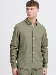 Рубашка с длинным рукавом sdenea Solid, зеленый