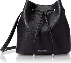 Женская сумка-ведро Gabrianna от Calvin Klein, Black/Silver 1