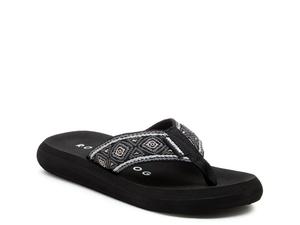 Сандалии Rocket Dog Spotlight Flip Flop, Black Geometric Print