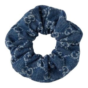 Джинсовая резинка для волос GUCCI