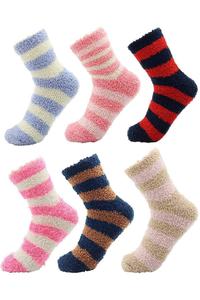 Пушистые зимние носки CityComfort, мультиколор