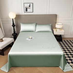 Avivi Простыня 160х230 см из летнего шелка с охлаждающим эффектом, цвет Starry Blue