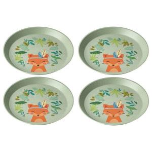 Тарелка connect plate harry (4 шт.) Koziol, зеленый