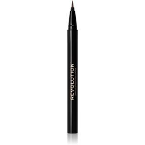 Makeup Revolution Hair Stroke Brow Pen оттенок Medium Brown 0,5 мл