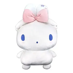 Sanrio Cinnamoroll Family/Cinnamoroll, Foldable Ear Version Ku Gu Chen, декоративная подушка, White 35*16*52см