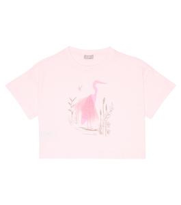 Футболка из хлопкового джерси с принтом Il Gufo, разноцветный