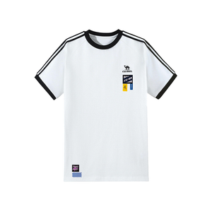 CAMEL Футболка Unisex White Crew Neck Moderate Straight Fit