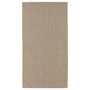 Джутовый ковер, светло-серый, 80x150 см, VODSKOV IKEA