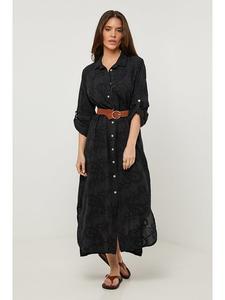 Длинное платье Rodier Lin, черный