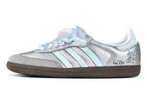 Adidas Originals Samba OG устойчивые к истиранию низкие кроссовки для скейтбординга unisex silver
