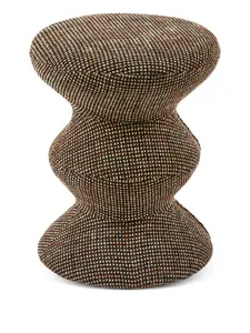 Табурет Speckled Soft Zig Zag (47 см) Polspotten, коричневый