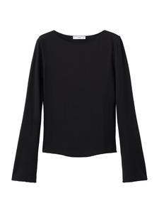 Лонгслив MANGO ANI, Black