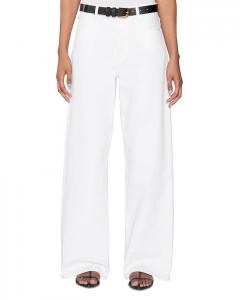 Свободные джинсы с широкими штанинами в белом цвете FRAME, белый