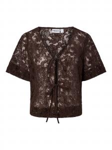 PIECES Блузка 'PCLOUISE' в коричневом цвете