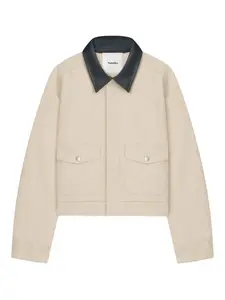 Рубашка-куртка с воротником Nowell Nanushka, нейтральный