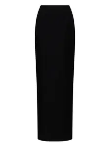 Узкая макси-юбка Thom Browne, черный