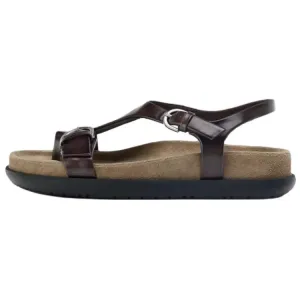 Сандалии с одним ремешком женские ZARA, Brown