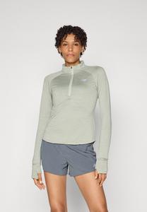 Топ New Balance ATHLETICS GRID 1/2 ZIP, Garter Snake Heather/Green