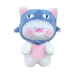 Креативная милая плюшевая кукла Shark Cat высотой 35 см Brangdy