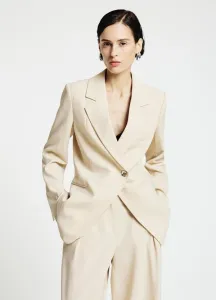 Однотонная короткая шерсть Calliope, Ecru