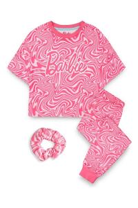 Длинные пижамы для девочек Барби Vanilla Underground, розовый