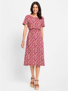 Платье из джерси с принтом клубнично-лаймового цвета WITT WEIDEN