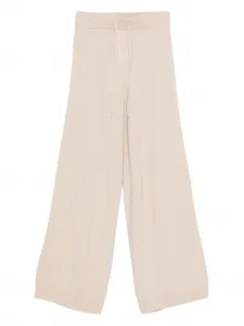 Брюки из кашемировой смеси Weekend Max Mara, нейтральный