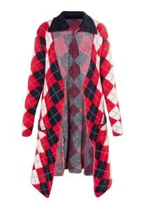 Вязаный кардиган myMo ROCKS, разноцветный