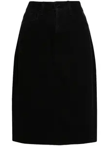 Джинсовая юбка миди Siren PAIGE, черный