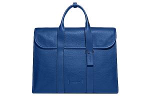 COACH Готэм Кожаная папка Сумка через плечо Кроссбоди Тубакс Мужская синяя