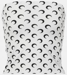 Топ-труба из джерси Moon Marine Serre, Optical White