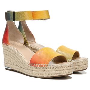 Эспадрильи на танкетке Clemens Franco Sarto, multi snake print faux leather