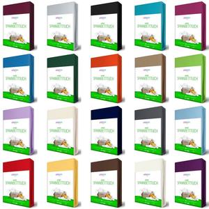 Простыня ДЖЕРСИ 140x200 - 160x200 см простыня простыня из 100% хлопка, цвет: красный EllaTex