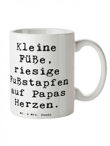 Кружка с принтом в виде детского сердца и надписью белого цвета Mr. & Mrs. Panda